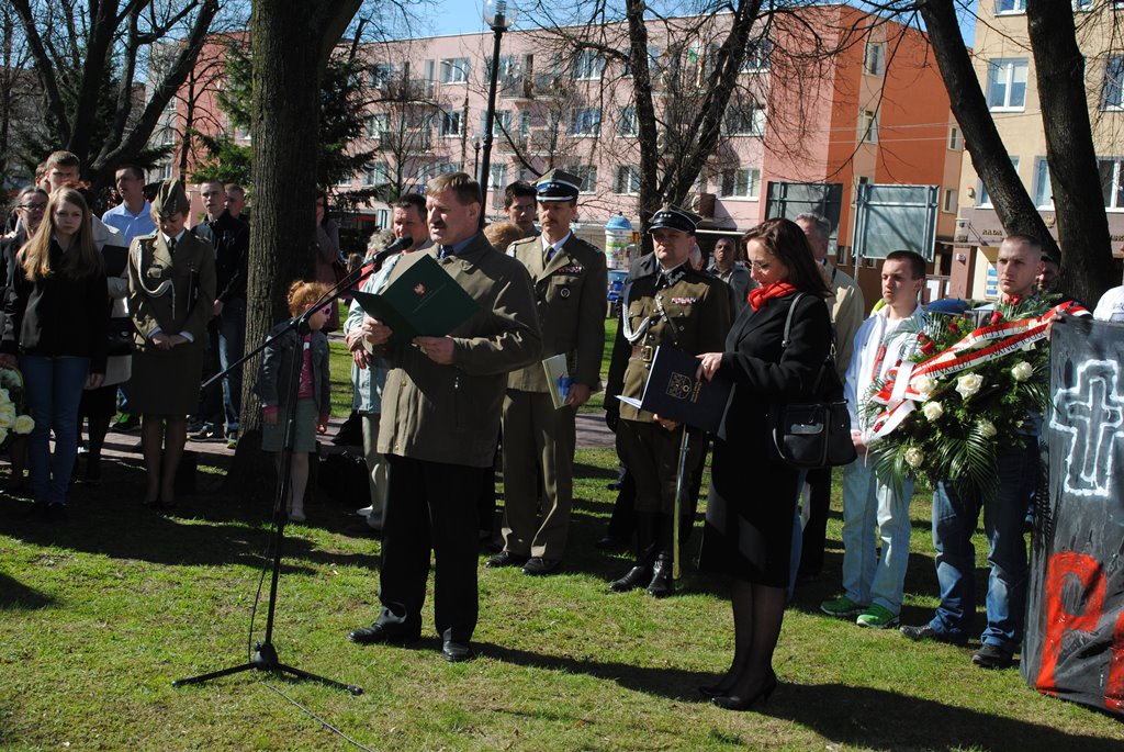 Obchody 73 rocznicy zbrodni Katyńskiej w Nowym Dworze Mazowieckim