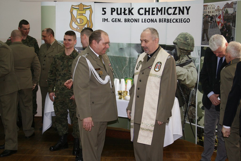 Spotkanie wielkanocne w 5 pułku chemicznym w Tarnowskich Górach