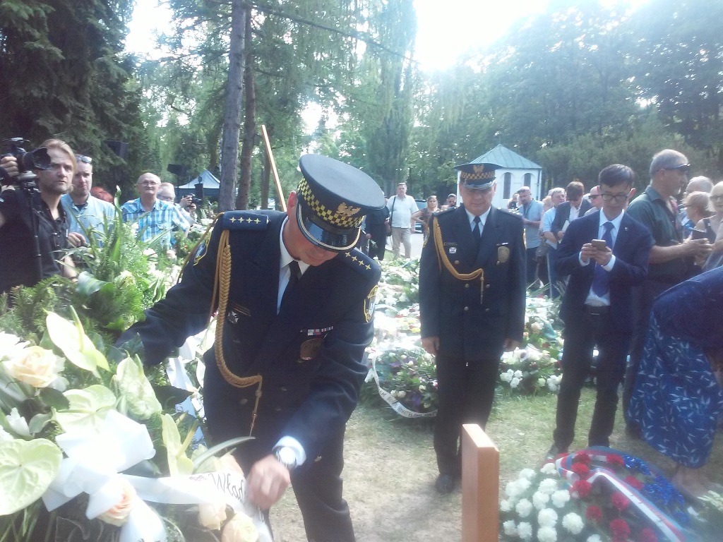 Członkowie ZOR RP na pogrzebie Ireny Szewińskiej