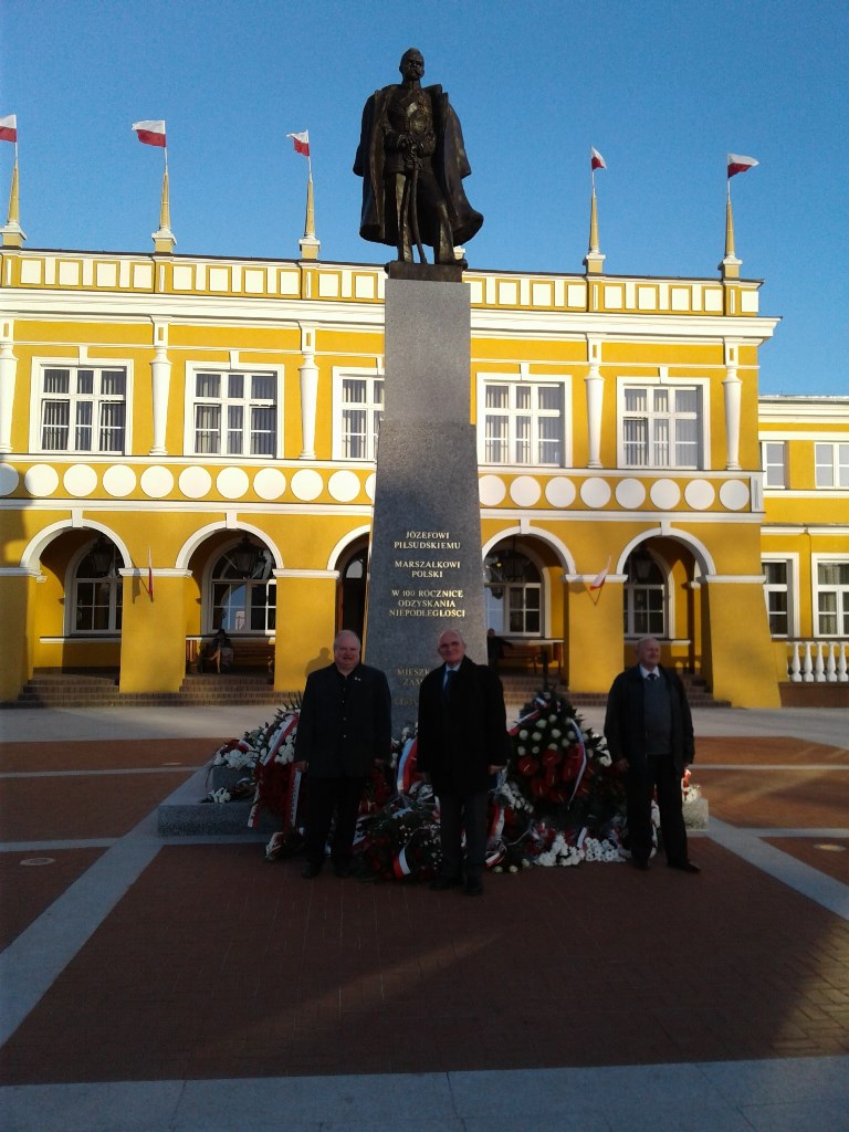 Odsłonięcie pomnika Marszałka Józefa Piłsudskiego w Zamościu