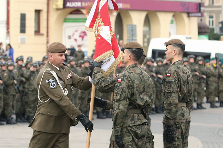 Przysięga żołnierzy 2 Lubelskiej Brygady Obrony Terytorialnej