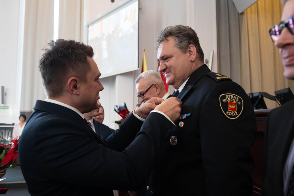 Odznaka „Za Zasługi dla Miasta Łodzi” dla Zbigniewa Kulety – prezesa Okręgu Łódzkiego ZOR RP