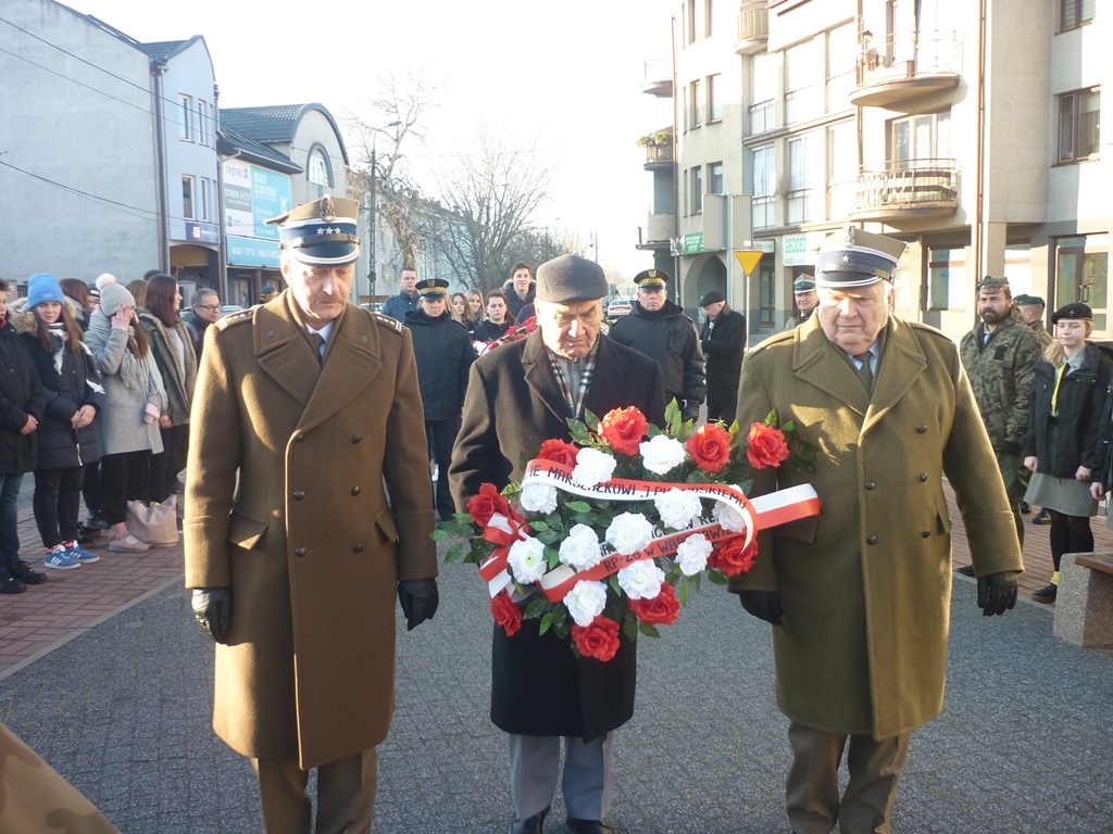 Obchody 152 rocznicy urodzin Marszałka Józefa Piłsudskiego w Nowym Dworze Mazowieckim 