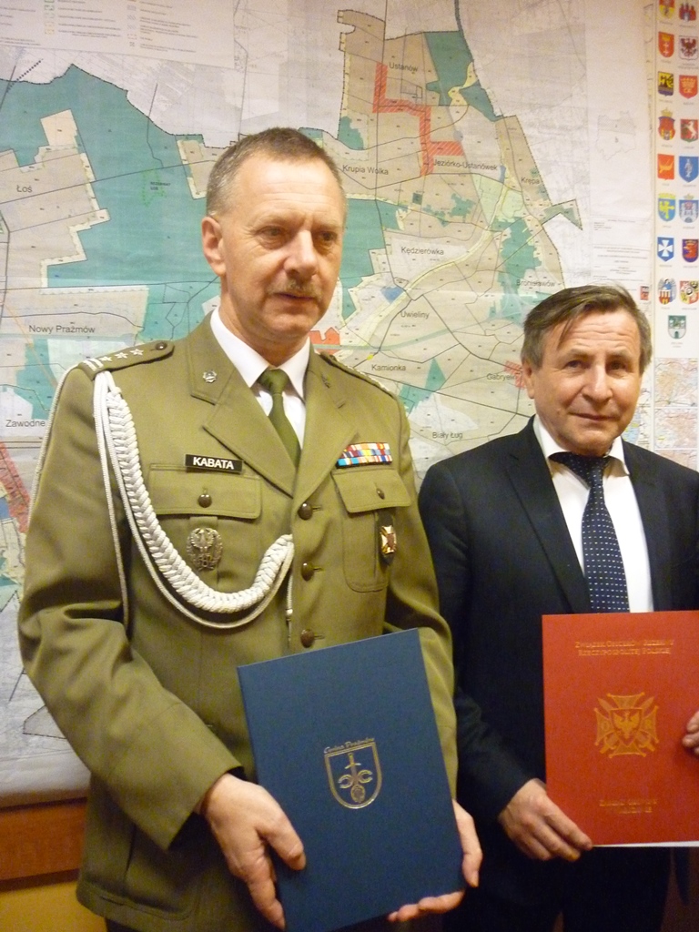 Porozumienie o współpracy Związku Oficerów Rezerwy RP z Gminą  Prażmów (Powiat Piaseczyński)