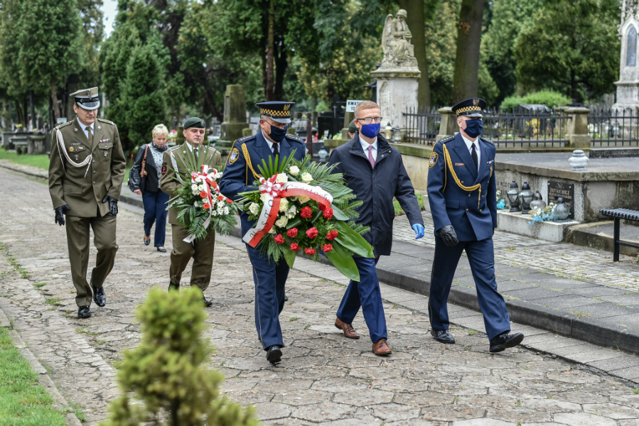 Członkowie Koła ZOR RP w Częstochowie na obchodach 81. rocznicy wybuchu II wojny światowej