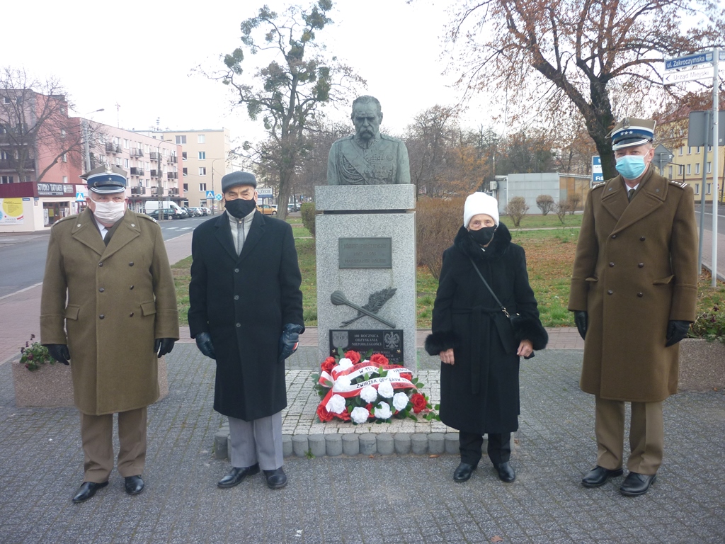 ZOR RP upamiętnił 153. rocznicę urodzin Marszałka Piłsudskiego  w Nowym Dworze Mazowieckim