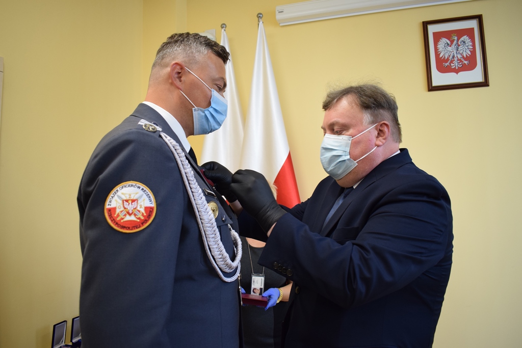 Prezes Koła ZOR RP w Częstochowie odznaczony Srebrnym Krzyżem Zasługi
