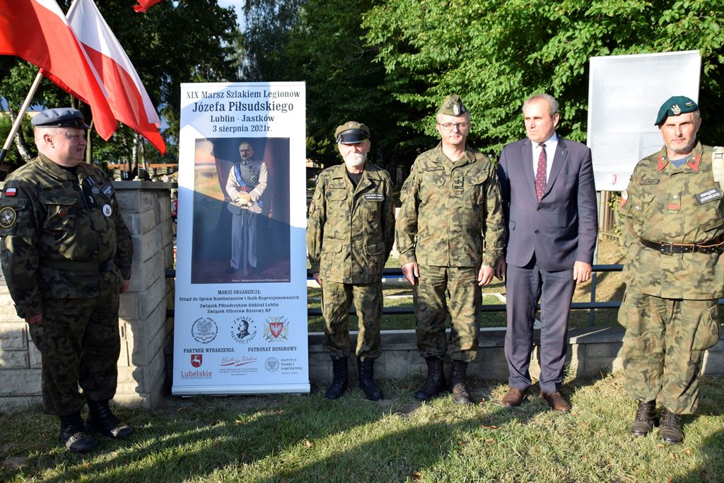 Okręg Lubelski ZOR RP współorganizatorem XIX Marszu   Szlakiem Legionów Józefa Piłsudskiego Lublin – Jastków