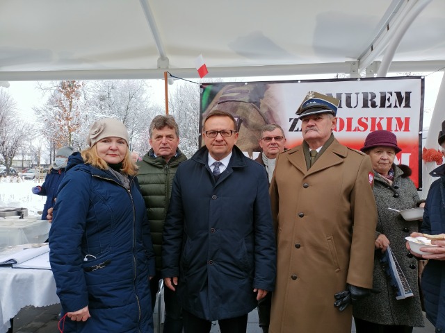 Akcja społeczna „Murem za polskim mundurem” w Konstantynowie Łódzkim z udziałem ZOR RP