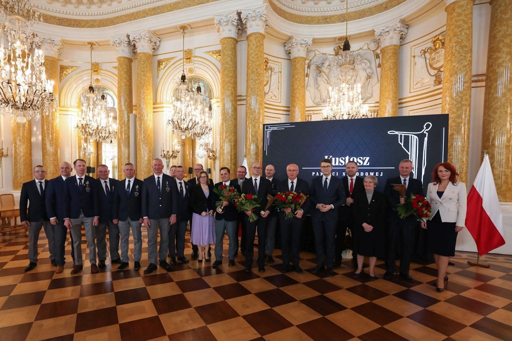 Udział ZOR RP w uroczystej gali wręczenia nagród IPN ,,Kustosz Pamięci Narodowej" w Zamku Królewskim w Warszawie