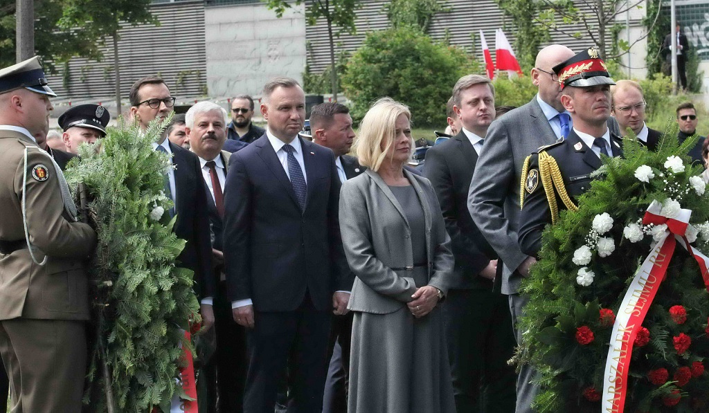Delegacja ZOR RP uczestniczyła Na Skwerze Wołyńskim w Warszawie w obchodach Narodowego Dnia Pamięci Ofiar Ludobójstwa dokonanego przez ukraińskich nacjonalistów