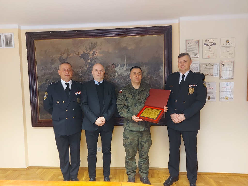 Podziękowania od Związku Oficerów Rezerwy Rzeczypospolitej Polskiej dla Szefa Wojskowego Centrum Rekrutacji w Częstochowie