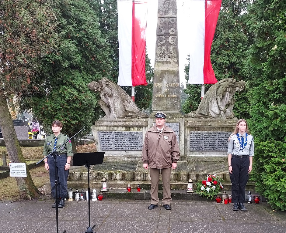 Członkowie Okręgu Śląskiego ZOR RP uczestniczyli w obchodach Narodowego Święta Niepodległości w Zawierciu