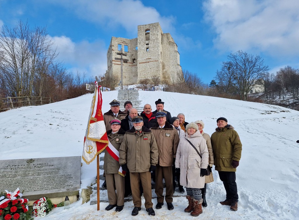 Członkowie Okręgu Lubelskiego ZOR RP uczcili pamięć powstańców styczniowych w Kazimierzu Dolnym (Woj. Lubelskie)  