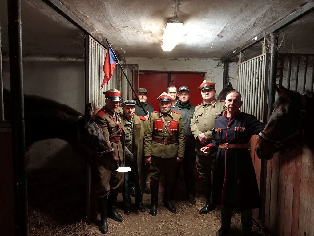 Spotkanie opłatkowe u Komendanta Szwadronu Krakusów Lubelskich Koła Nr 2  ZOR RP w Lublinie