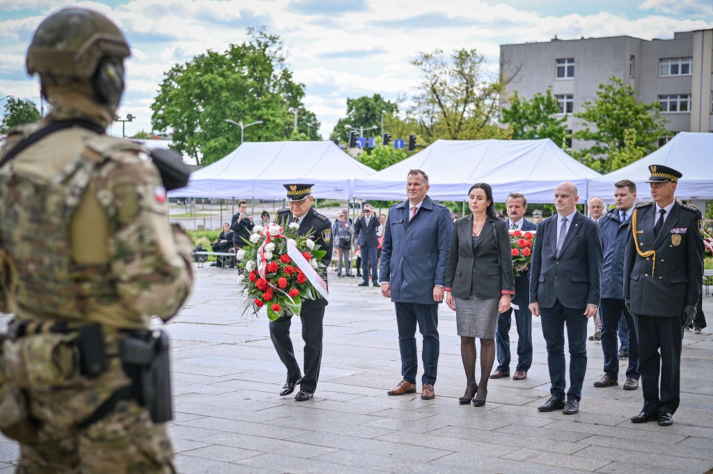 Uroczystości 80. rocznicy zakończenia II wojny światowej z udziałem członków Koła ZOR RP w Częstochowie