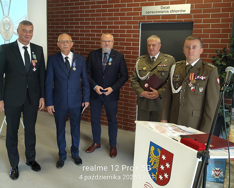 Delegacja ZOR RP na obchodach XV jubileuszowego zjazdu Stowarzyszenia Rodzina Wojskowa 74. Górnośląskiego pułku piechoty