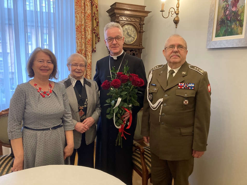 Delegacja ZOR RP złożyła życzenia imieninowe Biskupowi Polowemu 