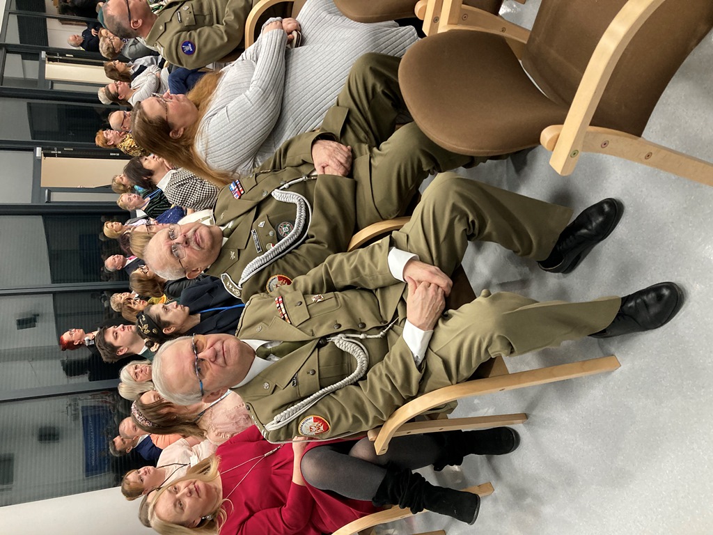 Przedstawiciele ZOR RP na obchodach 158. rocznicy urodzin Marszałka J. Piłsudskiego i spotkaniu przedświątecznym w Centralnej Bibliotece Wojskowej w Warszawie