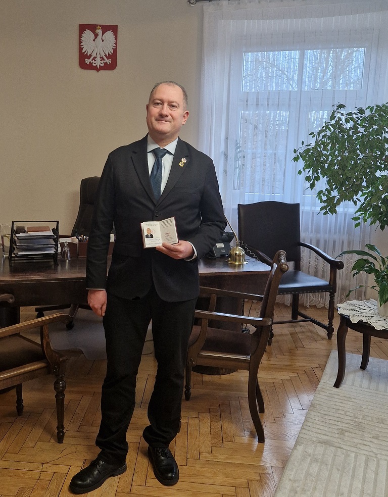 Wiceprezes Okręgu Śląskiego Związku Oficerów Rezerwy RP otrzymał status społecznego opiekuna zabytków