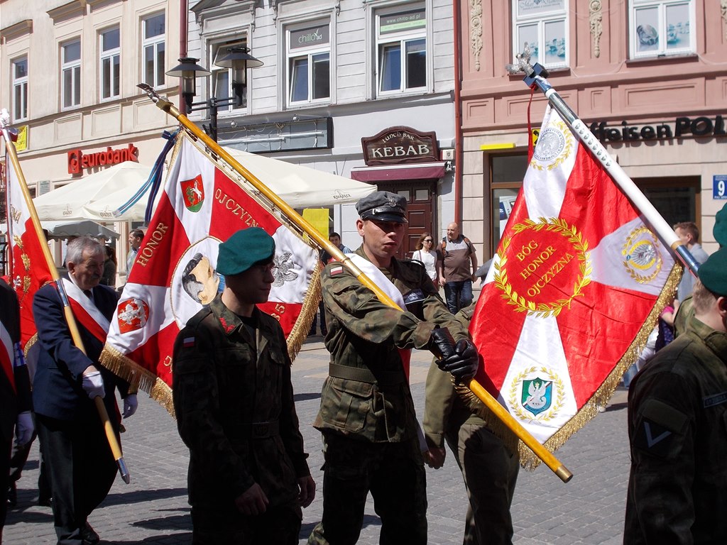 ZOR RP na obchodach 82 rocznicy śmierci Marszałka Piłsudskiego  w Lublinie