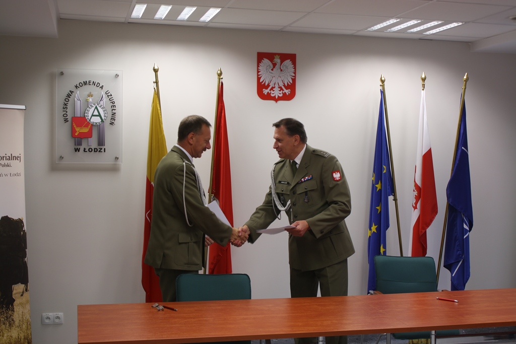 ZOR RP podpisał porozumienie o współpracy z Wojskową Komendą Uzupełnień  w Łodzi 