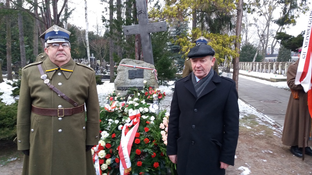 Uroczystości z okazji 14 rocznicy śmierci gen. R. Kuklińskiego w Warszawie