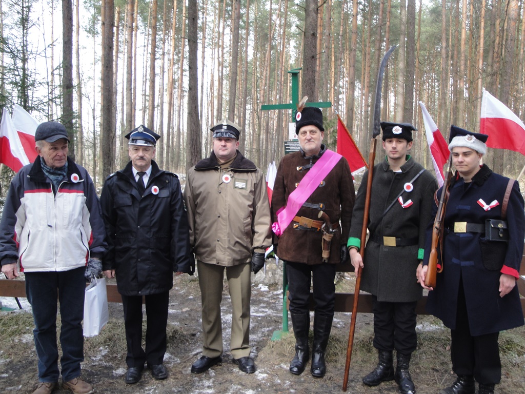 Uroczystość w rocznicę potyczki powstańców styczniowych pod Kuźnicą Masłońską (Województwo Śląskie)